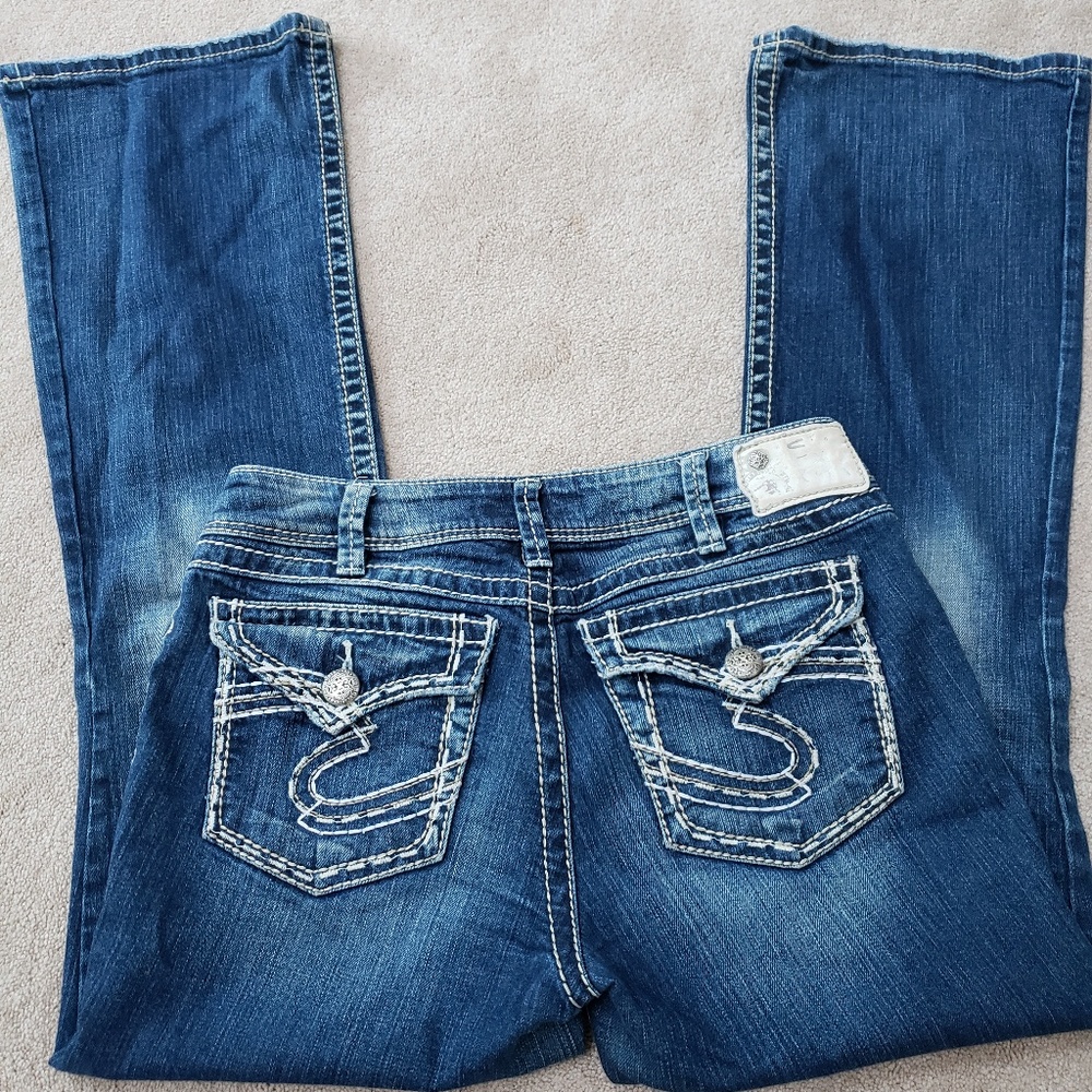 SILVER Suki Surplus jean boot cut